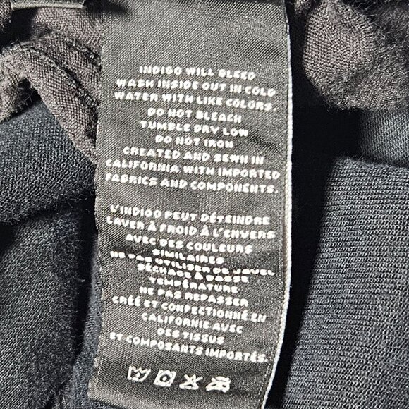 J Brand Maria Jeans Womens Size 27 Skinny Mid Rise Seriously Black Denim Pants - Picture 6 of 7